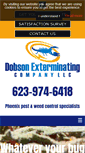 Mobile Screenshot of dobsonexterminating.com